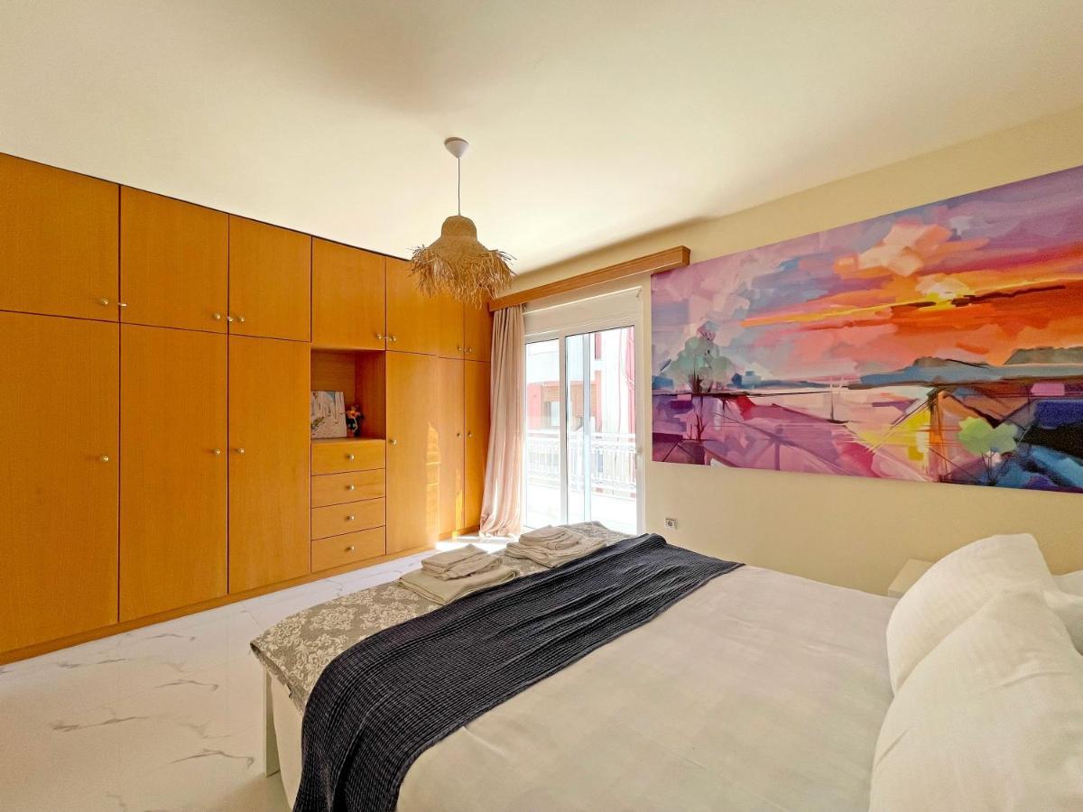 New Luxurious Apartment - 1 Minute From Elli Beach Rhodes City Bagian luar foto
